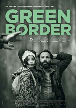 Green Border Poster